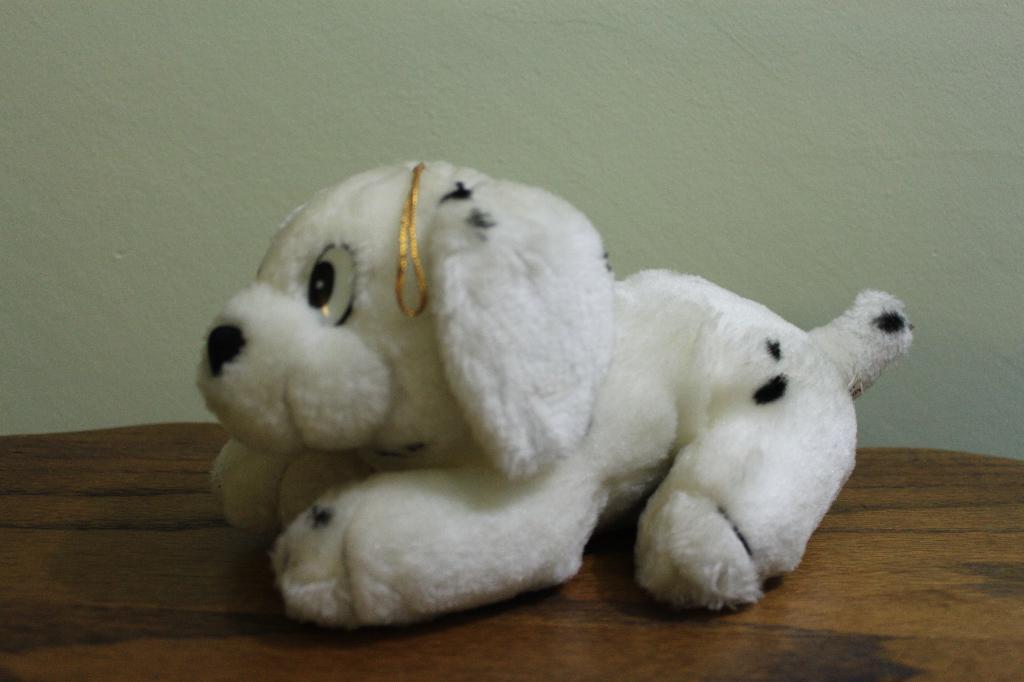 Peluche chiot dalmatien, Enlèvement ou Envoi, Chien, Comme neuf, Moyen (20 à 80 cm)