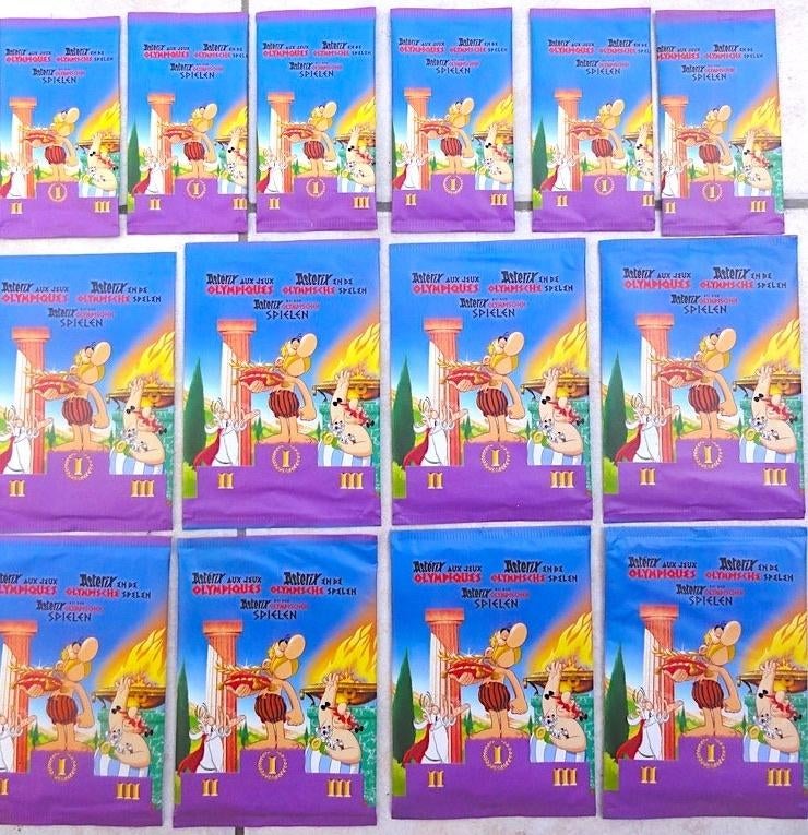 15 POCHETTES ASTERIX AUX JEUX OLYMPIQUES, Enlèvement ou Envoi, Neuf, Plusieurs images