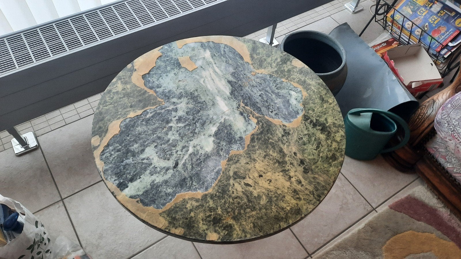 Marmeren salontafel, Ophalen, Gebruikt