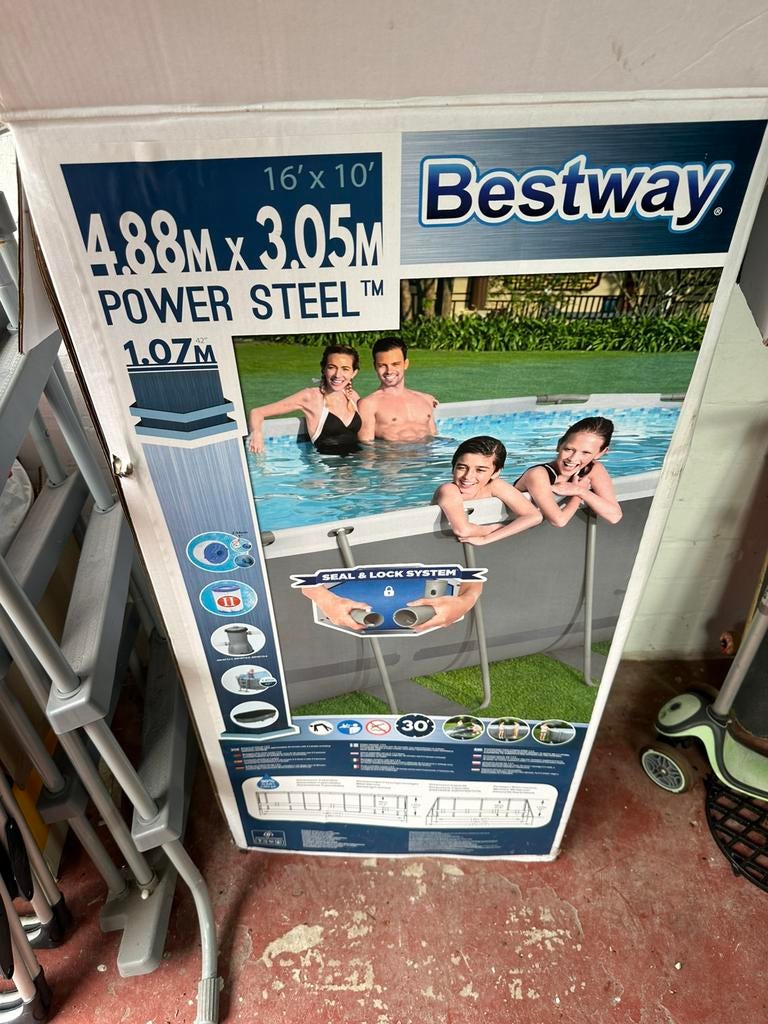 Bestway zwembad, Tuin en Terras, Ophalen, Gebruikt