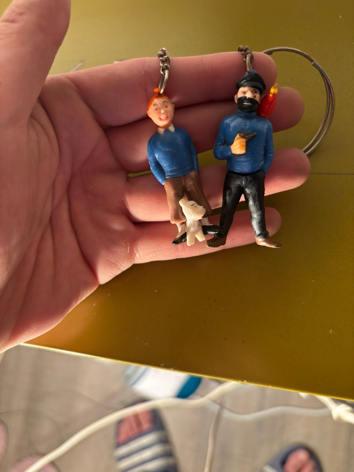Porte clé tintin vintage, Enlèvement ou Envoi, Comme neuf