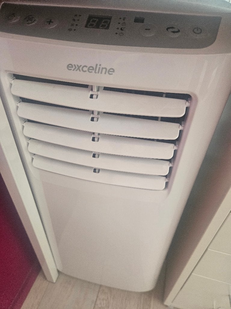 Exceline Mobiele Airco – 7000 BTU, Ophalen, Gebruikt, Minder dan 60 m³, 3 snelheden of meer