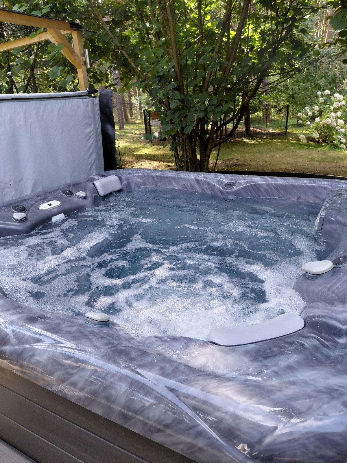 Jaccuzi en parfait état, Jardin & Terrasse, Bains à remous et Spas, Enlèvement, Escalier