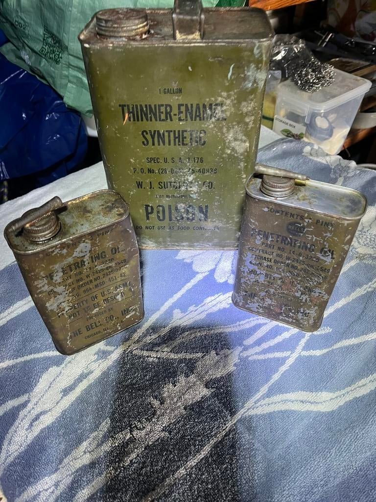 Lot bidon militaire us, Enlèvement ou Envoi