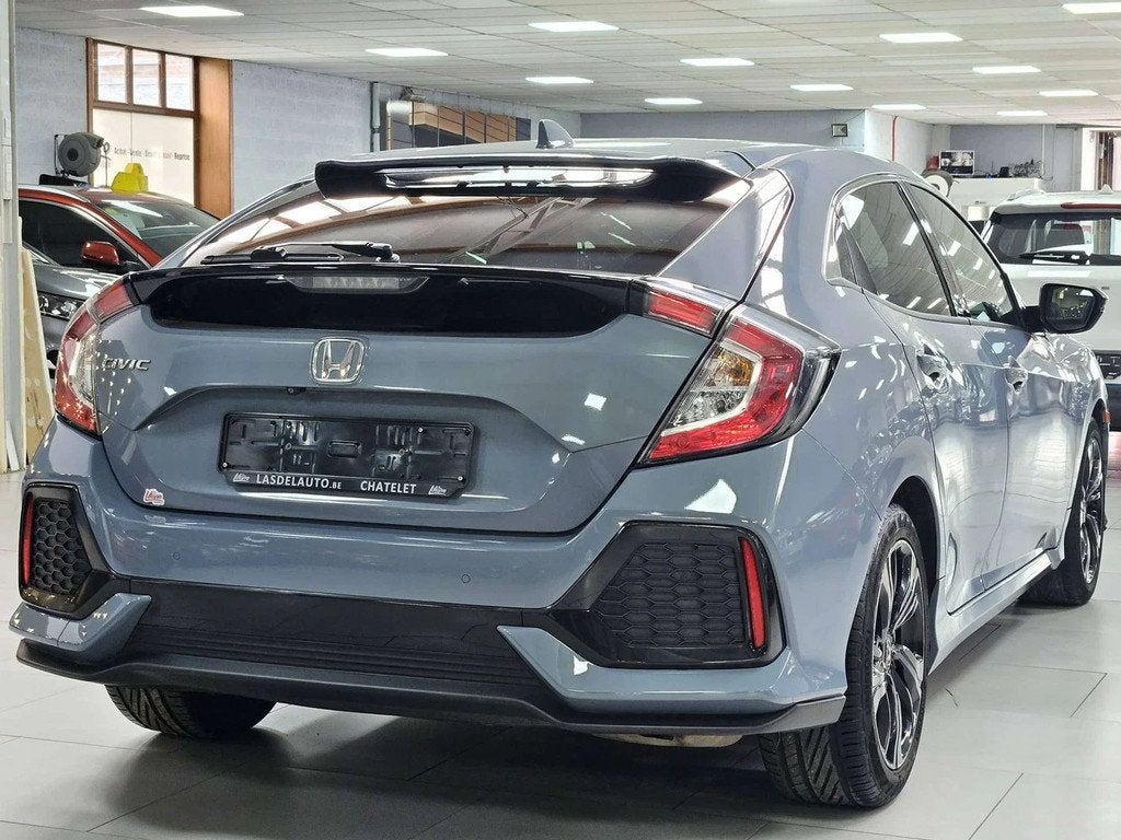 Honda Civic 1.0 i-VTEC Lane Assist Brake Hold Cuir Chauffant, Auto's, Gebruikt, Euro 6, Blauw, Leder