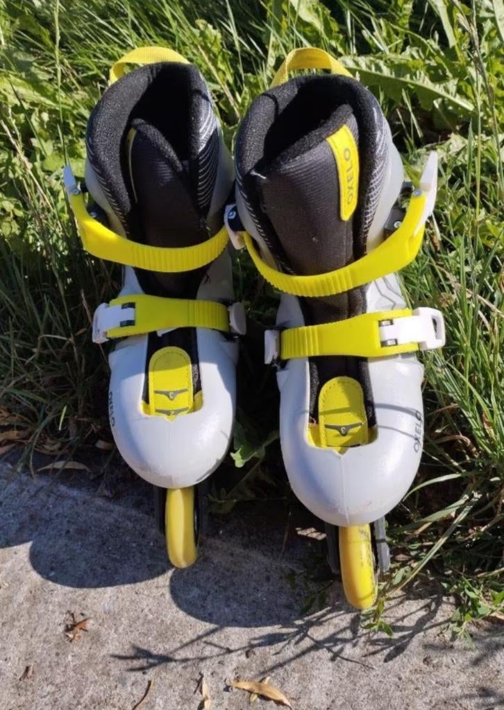Rolschaatsen Oxelo (Decathlon) Maat 30-32, Ophalen, Gebruikt, Kinderen