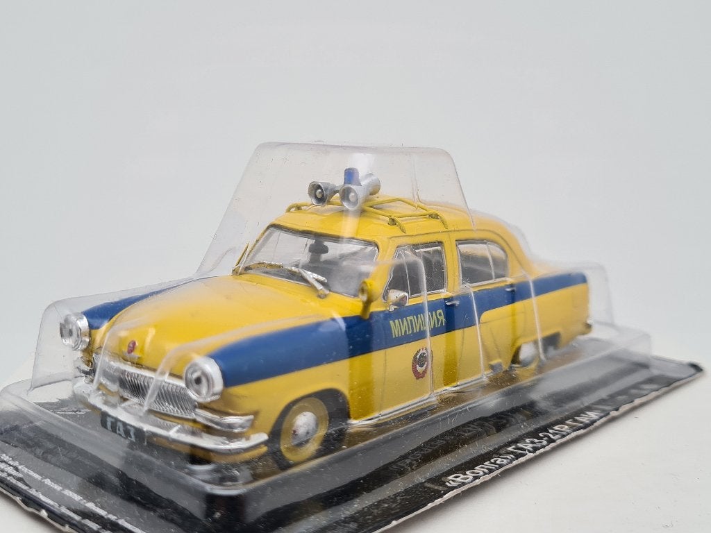 Police GAZ 21 URSS Union soviétique Russie - 1/43, Envoi, Comme neuf, Voiture, Autres marques
