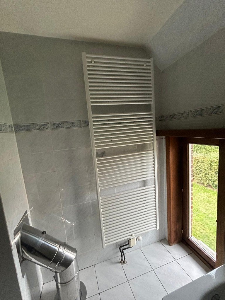 Witte handdoekradiator, Doe-het-zelf en Bouw, Ophalen, Gebruikt