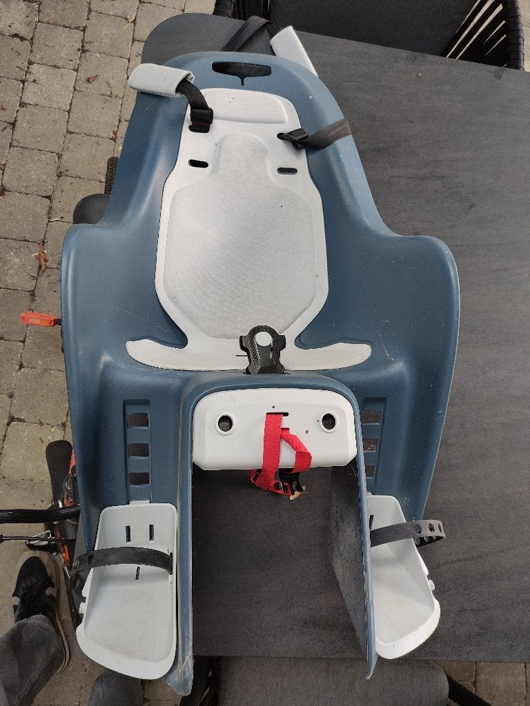 fietsstoeltje, Fietsen en Brommers, Ophalen, Gebruikt, Achterzitje, Decathlon Btwin