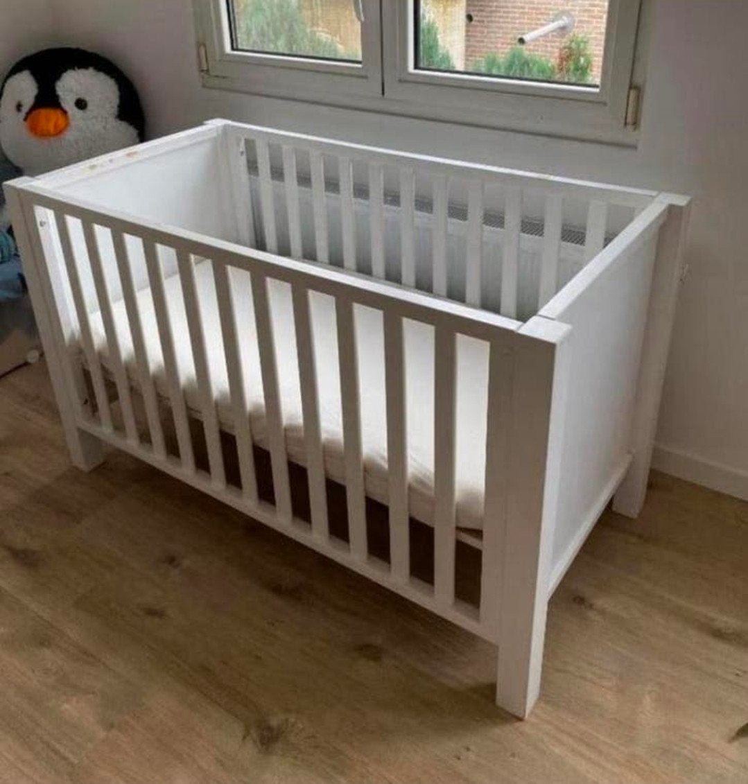 Quax Baby Bed - type Marie Sofie - 60x120cm wit, Ophalen, Gebruikt, Rechthoekig