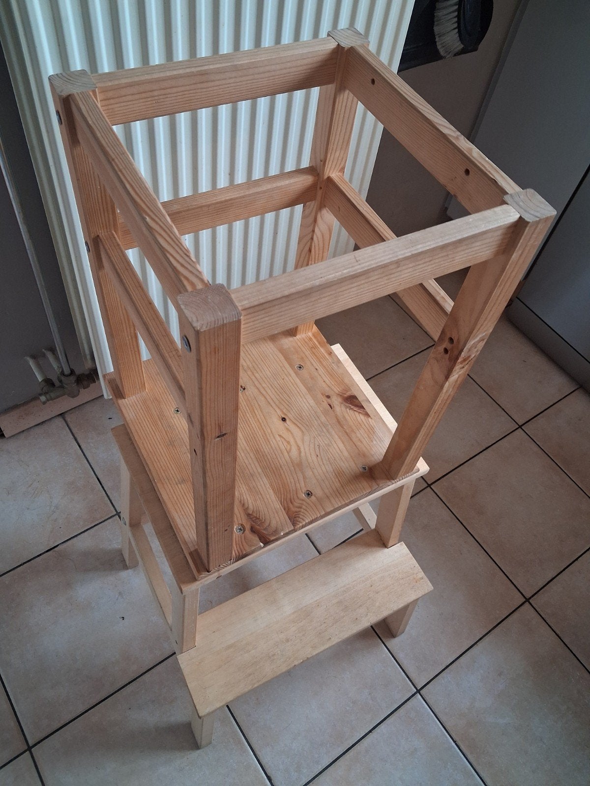 Houten Leertoren / Leertoren IKEA, Kinderen en Baby's, Ophalen, Gebruikt