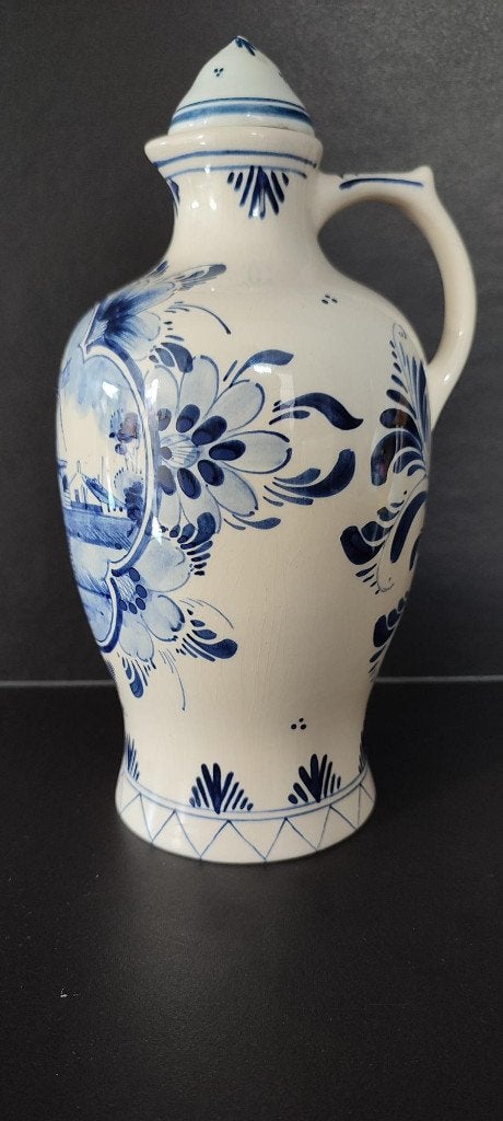 Vintage Delfts blauw jeneverkruik Bols (jaren '60), Ophalen of Verzenden