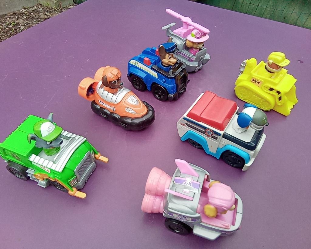 Paw Patrol auto's 7 stuks voor 20 euro, Ophalen of Verzenden, Zo goed als nieuw
