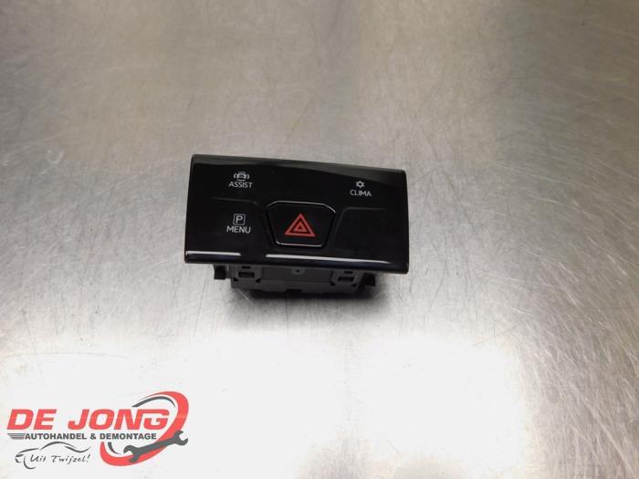 Commutateur éclairage d'urgence d'un Volkswagen Golf, Autos : Pièces & Accessoires, Volkswagen, -, 3 mois de garantie, Utilisé