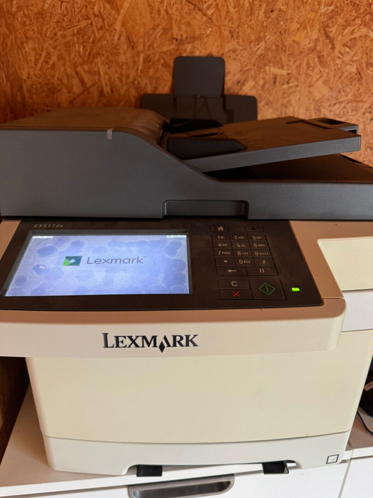 Kleuren Laserprinter - Lexmark CX517DE met wifi module, Computers en Software, Printers, Ophalen, Gebruikt, Lexmark, Printer