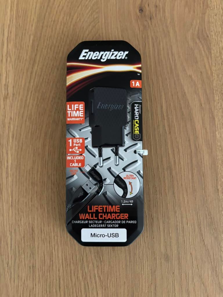Energizer Micro-USB lader, Télécoms, Téléphonie mobile | Chargeurs pour téléphone, Enlèvement, Neuf, Autres marques