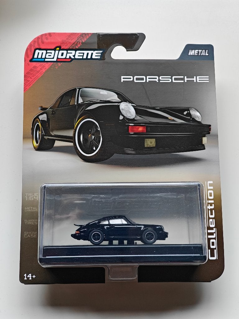 Majorette 1975 Porsche 930 Turbo Zwart Collection, Ophalen of Verzenden, Zo goed als nieuw