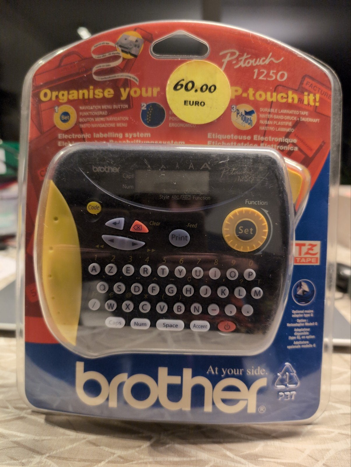 Brother P-touch 1250, een elektronisch labelprinter (of etik, Computers en Software, Nieuw, Ophalen of Verzenden, Azerty, Brother