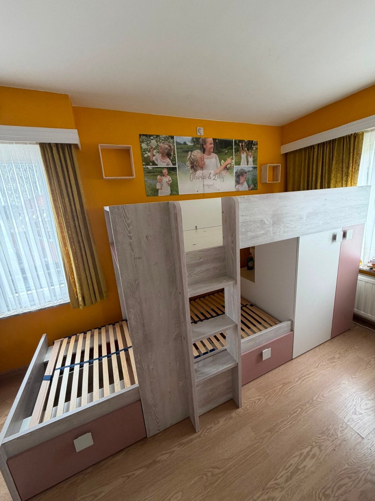 Stapelbed, Maison & Meubles, Chambre à coucher | Lits superposés & Lits mezzanines, Autres dimensions, Comme neuf, Enlèvement