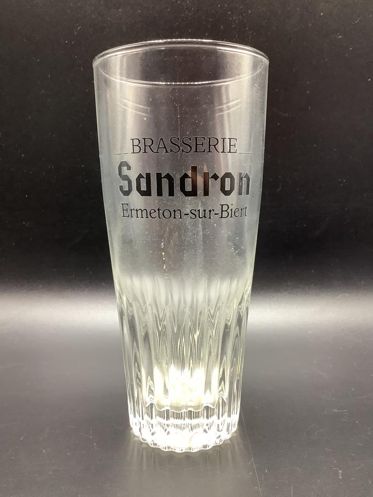 Verre brasserie Sandron (Ermeton-sur-Biert), Enlèvement ou Envoi, Comme neuf