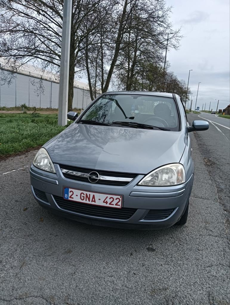 Opel Corsa, kleur grijs, 141 000 km, 2004, benzine, Auto's, Particulier, Te koop
