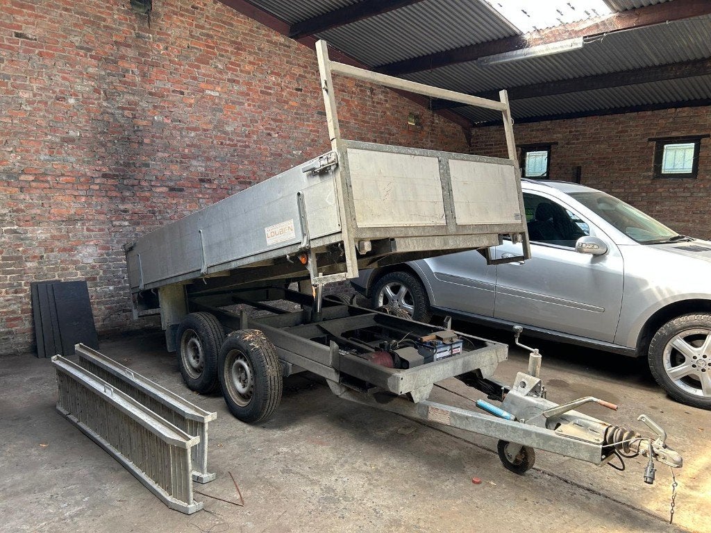 BCW Elektrische Kipper 2700kg + alu oprijplaten, Ophalen, Gebruikt
