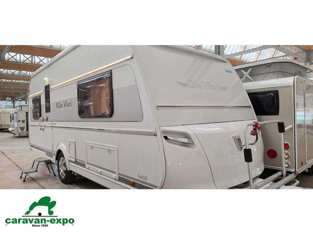 TABBERT DA VINCI 540 E, Caravans en Kamperen, Caravans, Bedrijf, tot en met 4, 1250 - 1500 kg, Tabbert, 6 tot 7 meter