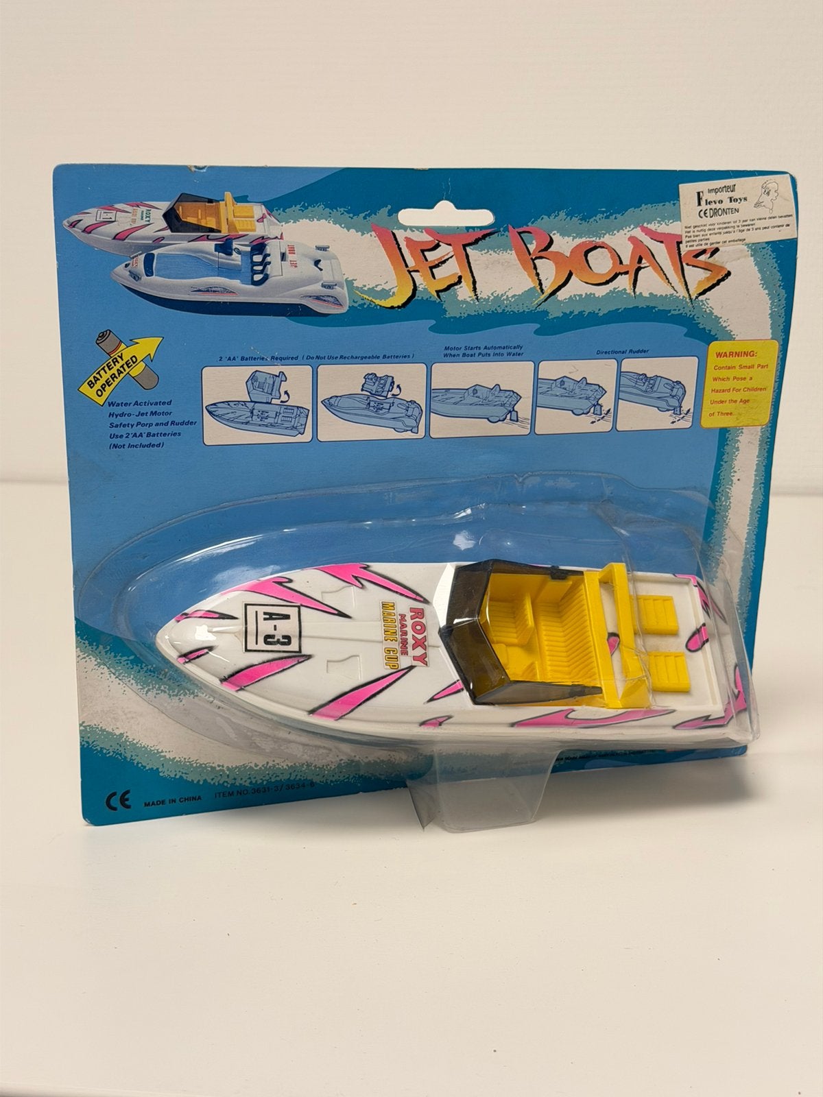 Vintage Roxy Jet Boat Speelgoedboot Nieuw batterij boot, Verzamelen, Ophalen of Verzenden, Nieuw