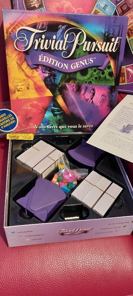 Trivial Pursuit Edition Genus Edition Frankrijk 1999 Limited, Vijf spelers of meer, Ophalen, Zo goed als nieuw, Parker