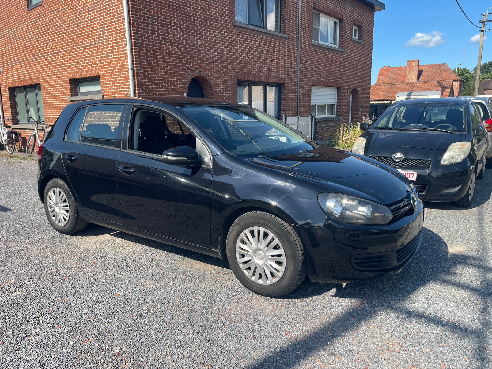 Volkswagen Golf 1.6 CRTDi Bleumotion,Airco,Gps,Sensoren,, Auto's, Volkswagen, Euro 5, 4 cilinders, Zwart, 99 g/km