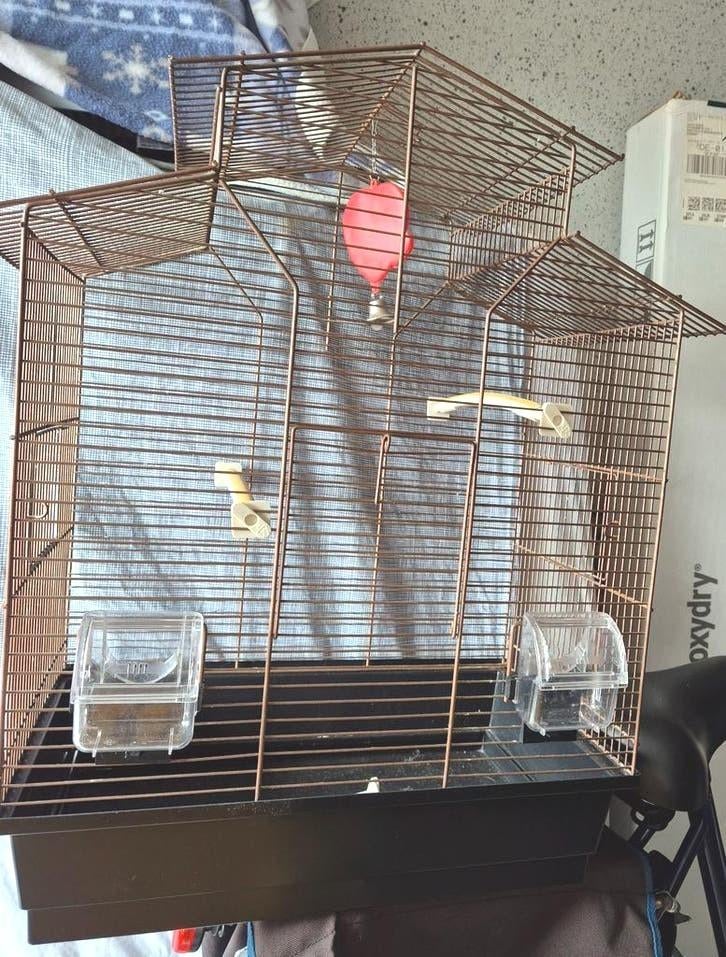 Cage à oiseaux à l'état neuf, Animaux & Accessoires, Oiseaux | Cages & Volières, Enlèvement, Comme neuf, Cage à oiseaux