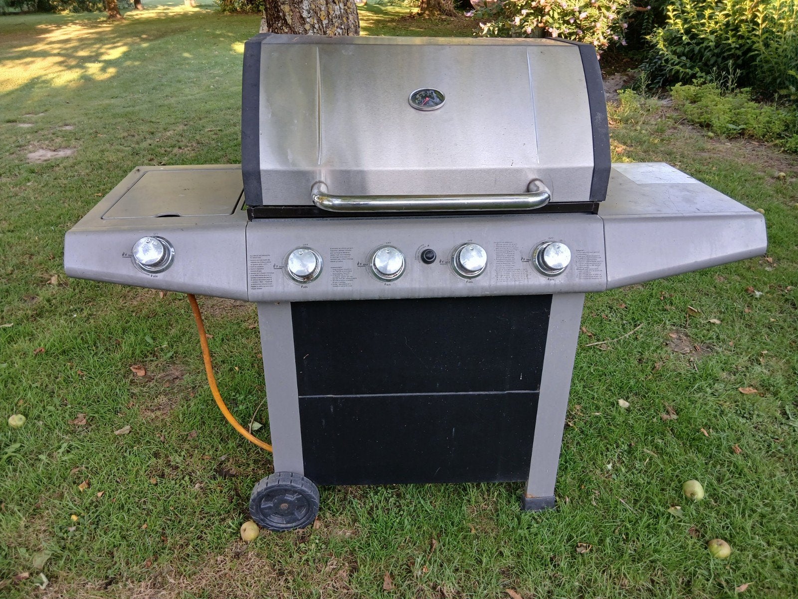 Correcte gasbarbeque, Ophalen