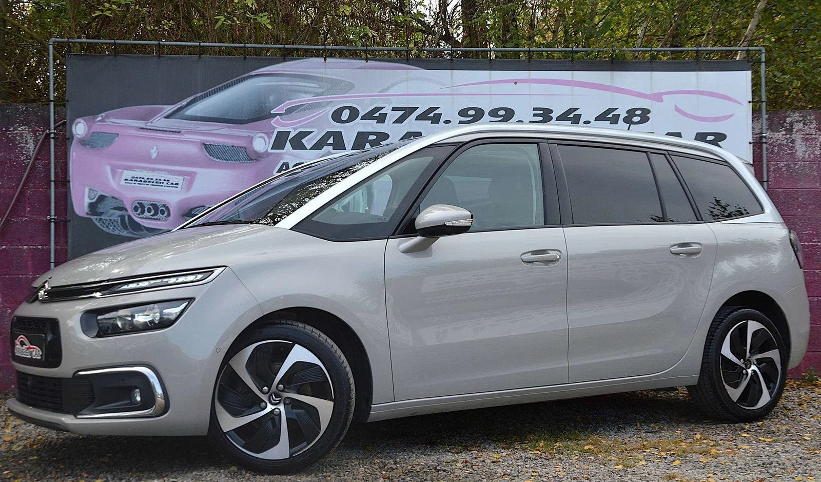Citroën Grand C4 Picasso 2.0BlueHDi Shine BOITE AUT 7PL NAV, Autos, Citroën, Cuir, Achat, Entreprise, 7 places