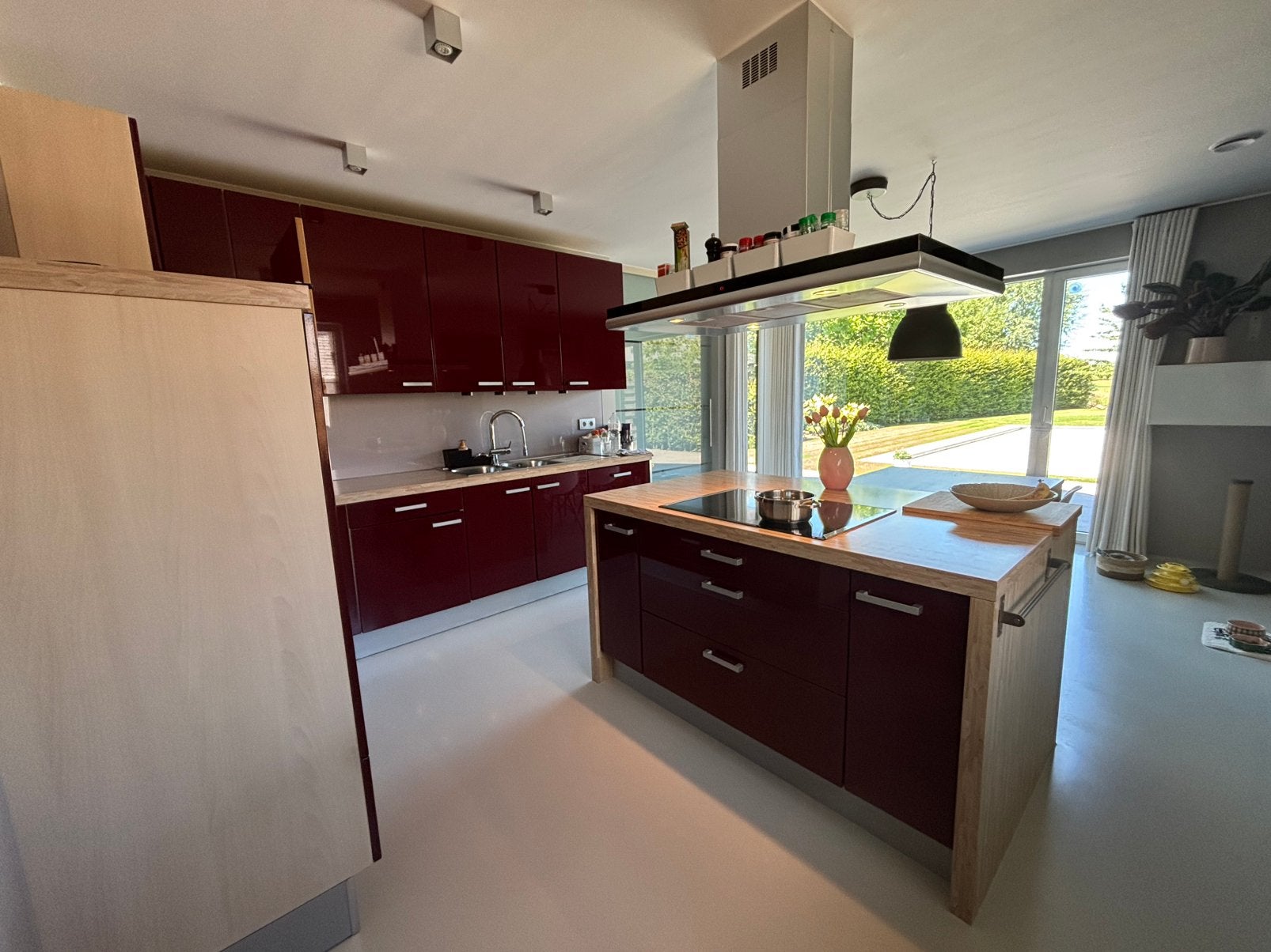 Keuken te koop, Ophalen, Gebruikt, Kunststof, Met kookeiland