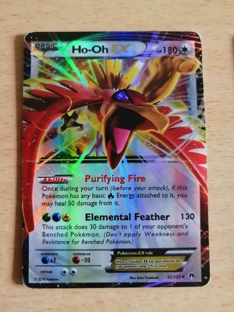 Carte Pokémon Ho-Oh EX numéro 92/122 HP180, Ophalen of Verzenden