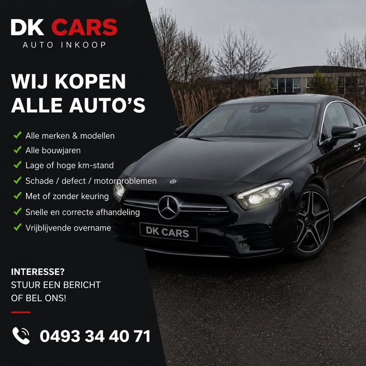 Directe opkoop van alle voertuigen – Binnen het uur