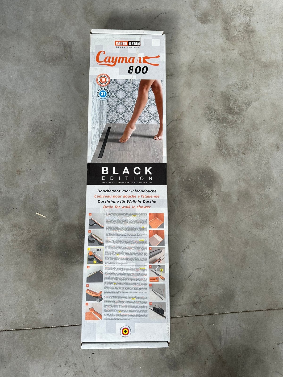 Douche goot cayman, Doe-het-zelf en Bouw, Ophalen, Nieuw