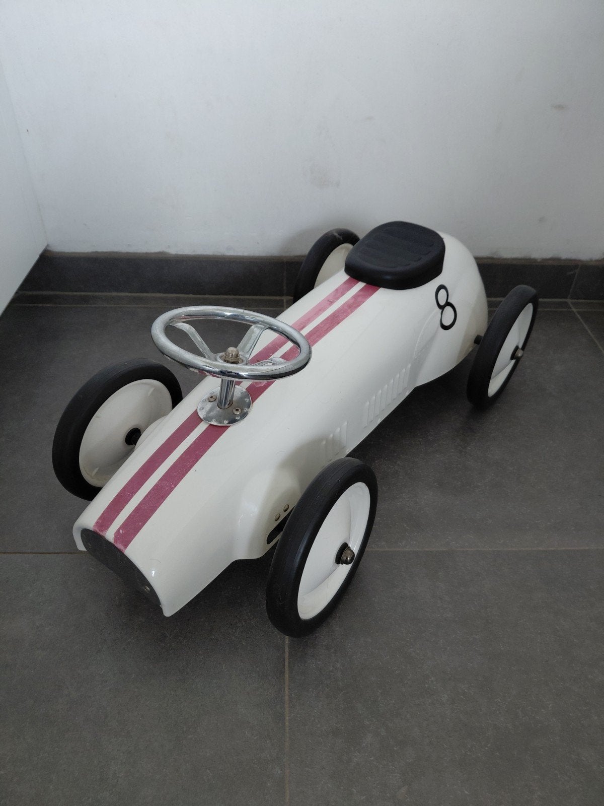 retro loopauto, Ophalen