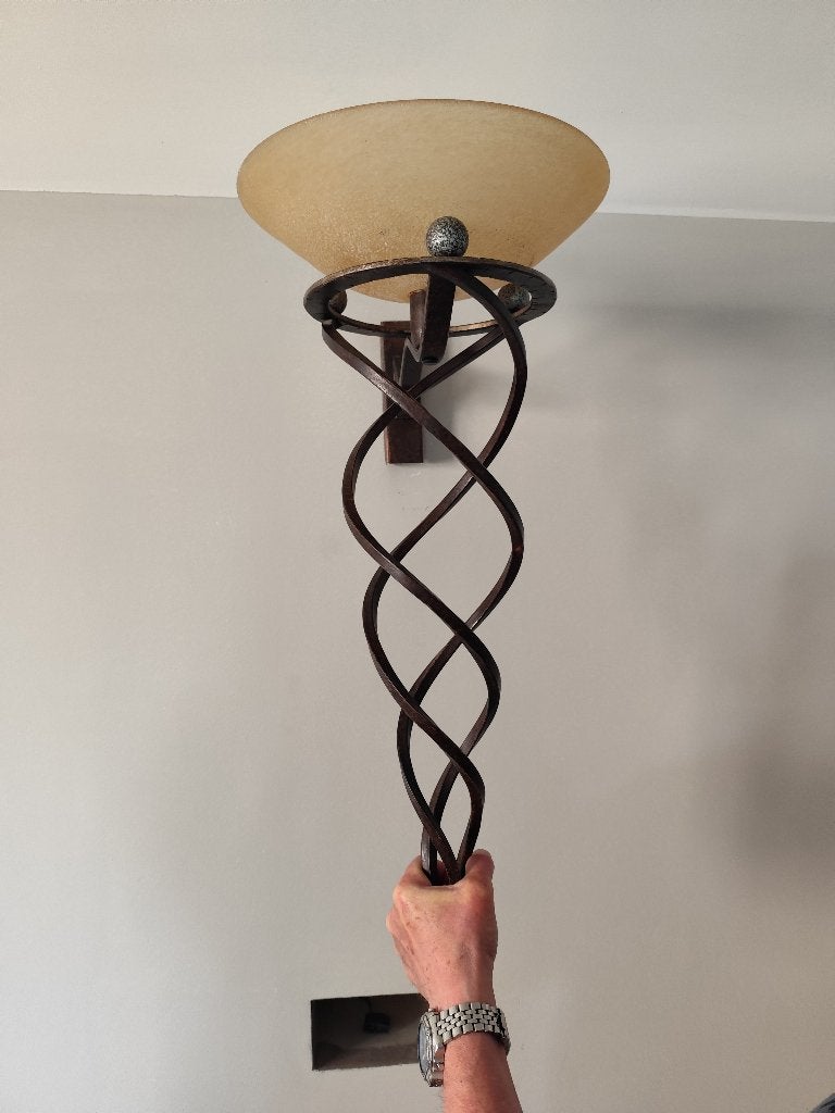 Lampe murale Terzani Altinea, Enlèvement, Comme neuf, Verre