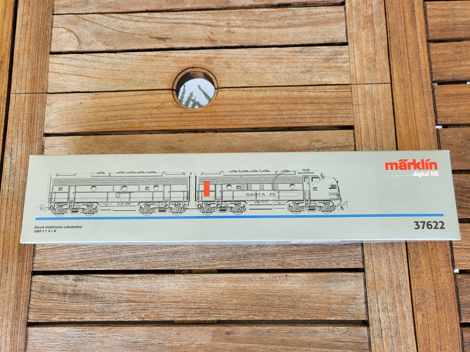 Marklin santa fe locomotief 37622, Hobby en Vrije tijd, Ophalen, Locomotief