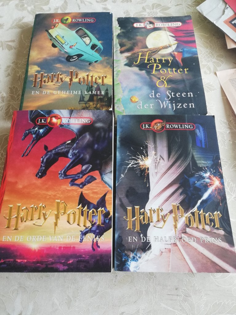harry potter boeken, Ophalen of Verzenden, Gebruikt, Boek of Poster