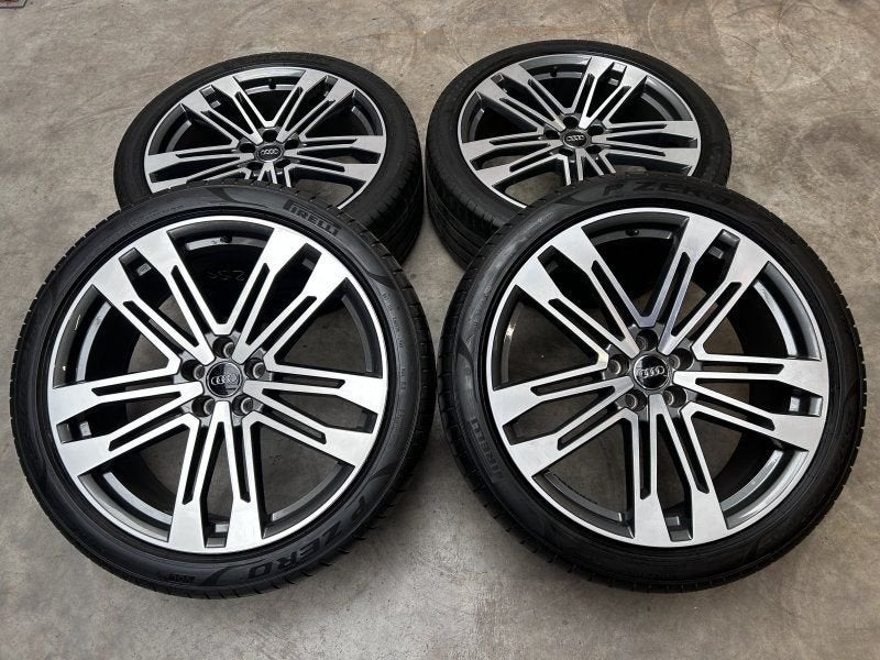 21 inch originele Audi sport velgen + zomerbanden Q5 SQ5, Gebruikt, 255 mm, -, -