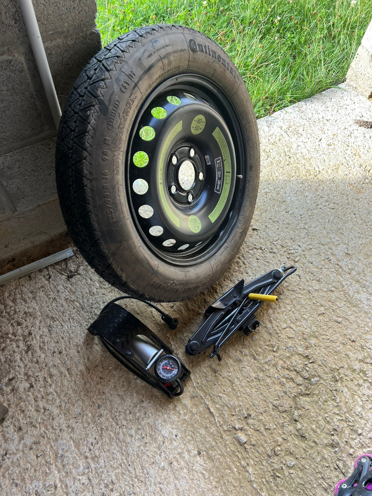 Roue de secours neuve/Homecomer Continental T125/90 R16 98M, Autos : Pièces & Accessoires, Autres pièces automobiles, Audi, Enlèvement