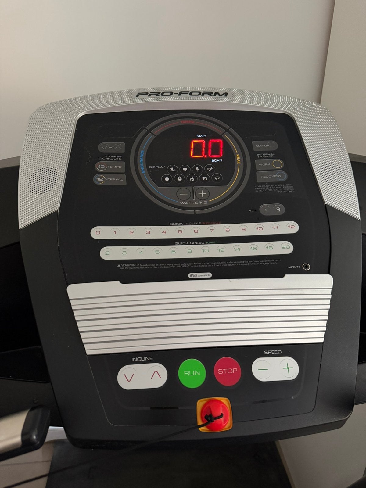 Tapis de course, Sports & Fitness, Jambes, Tapis roulant, Comme neuf, Enlèvement