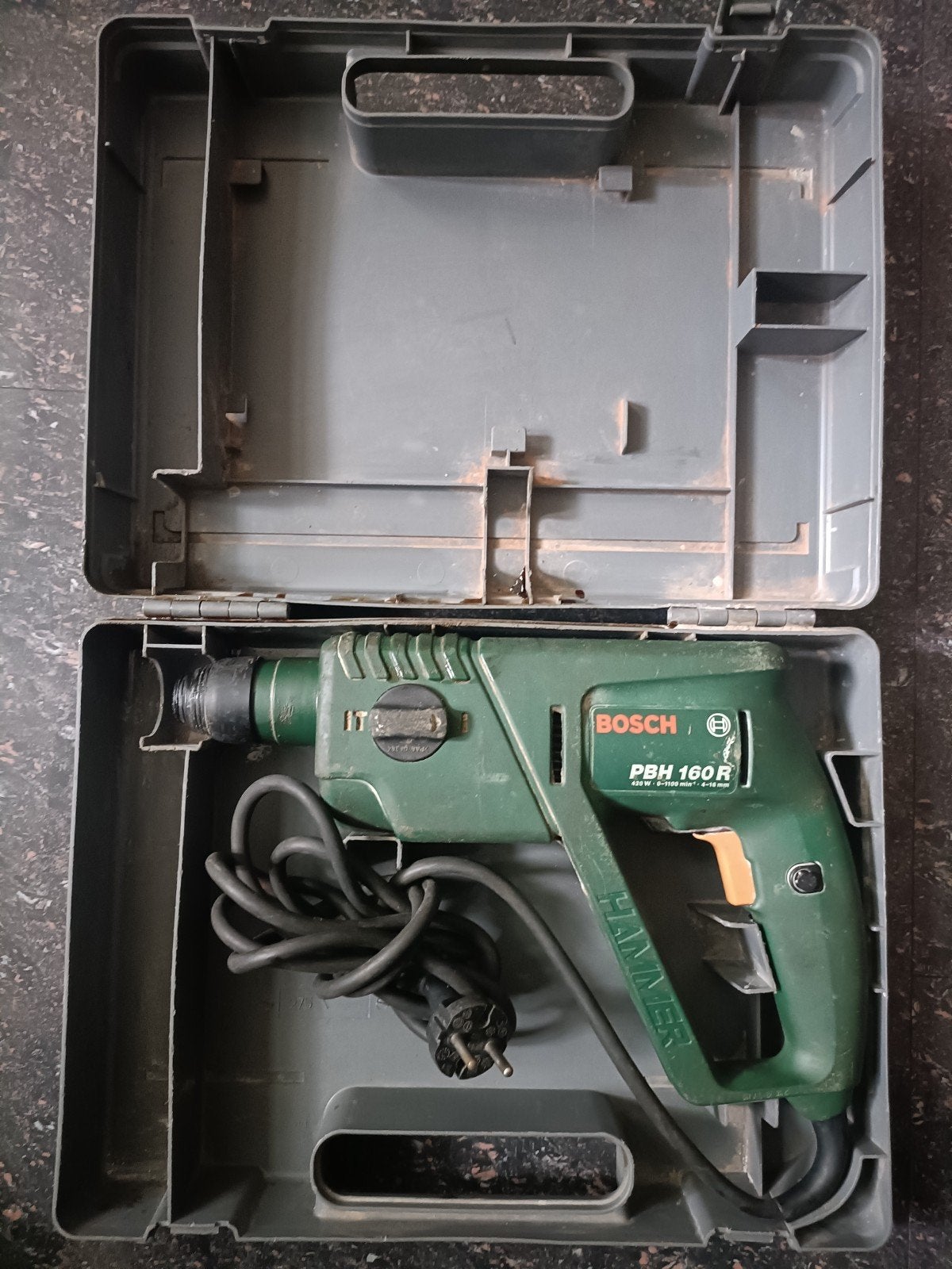 Bosch boormachine, Doe-het-zelf en Bouw, Ophalen, Zo goed als nieuw, Klopboormechanisme, Kolomboormachine