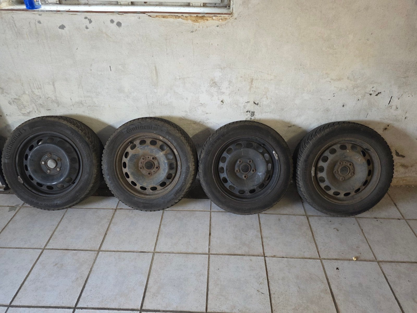 Winterbanden op stalen Velgen, Autos : Pièces & Accessoires, Pneus & Jantes, Enlèvement, Pneus hiver, Pneu(s)