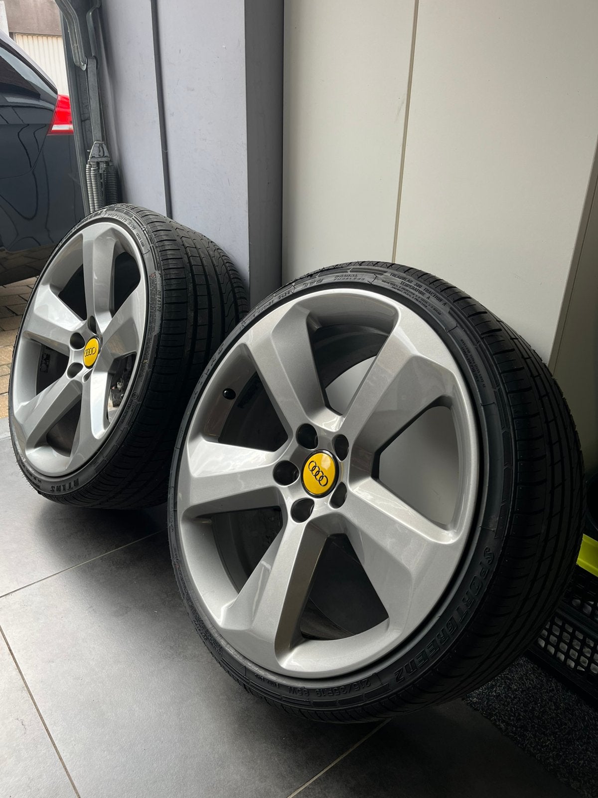 19” Audi Q5, Autos : Pièces & Accessoires, Pneus & Jantes, 215 mm, Véhicule de tourisme, Pneus été, Utilisé