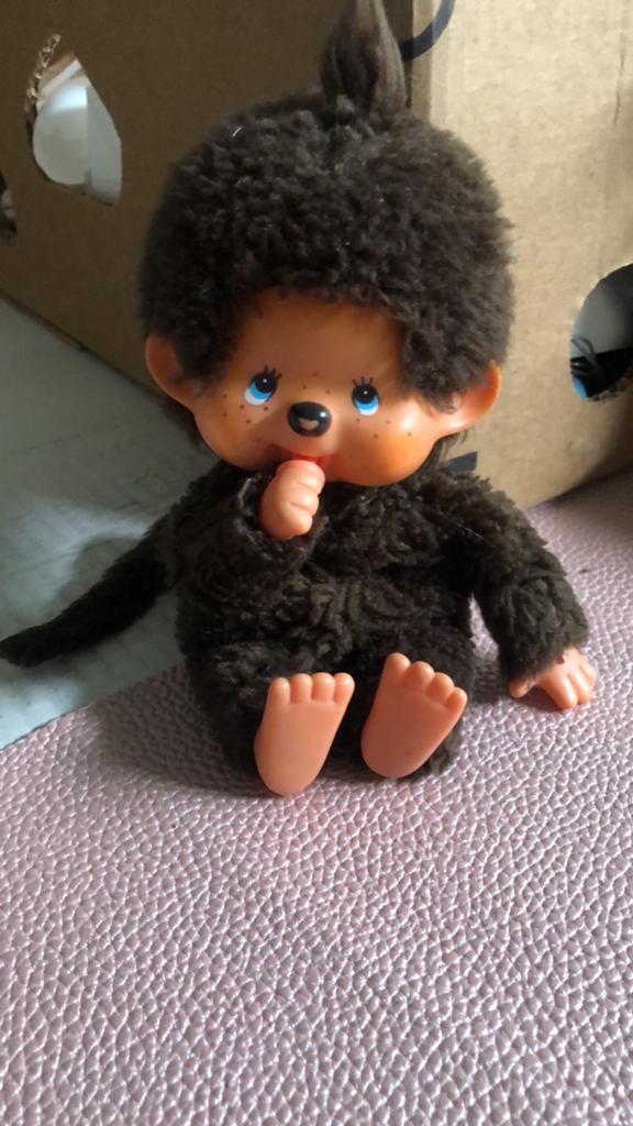 Monchichi, Vinted , van 1974, Ophalen of Verzenden, Zo goed als nieuw