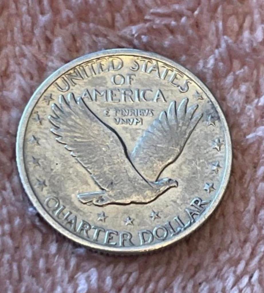 Pièce de 25 cents argent quart de dollar 1917, Enlèvement ou Envoi, Argent
