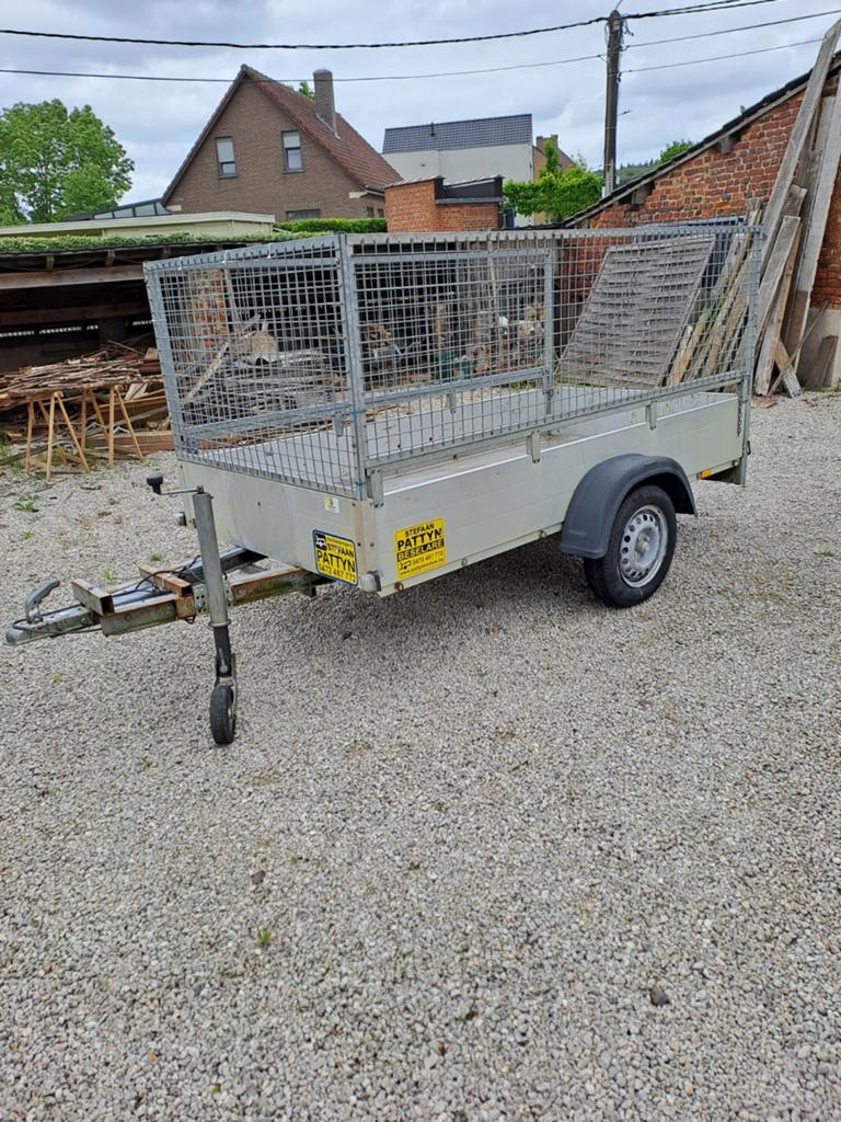 Aanhangwagen Anssems 750kg met rek, Ophalen
